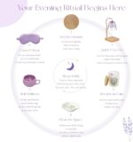 Candeldo Relaxing Birthday Gifts for Women: Purple Flower Candle Warmer Lamp wit... - Image 5