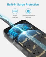 Anker Power Strip with 2100J Surge Protector, Outlet Extender, 5ft Extension Cor... - Image 5