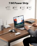NTONPOWER GAN Ultra 65W USB Fast Charging Station, 7 in 1 Travel Power Strip wit... - Image 4