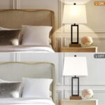 Lolikit Table Lamp for Bedroom Set of 2 with 2 USB Ports and AC Power Outlet, 23... - Image 4
