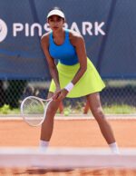 PINSPARK Womens Tennis Skirt Pleated Athletic Skorts with Pockets Shorts High Wa... - Image 4