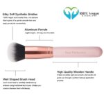 Real Perfection Makeup Brush Set 16 Pcs with 1 Eyebrow Razor Premium Synthetic F... - Image 5
