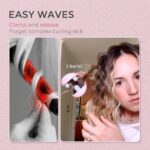 Curling Iron Hair Crimper Waver - TYMO ROVY Beach Waves Curling Wand, Ionic Deep... - Image 3