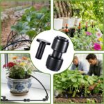 30 PCS Quick Connect 1/4" Drip Irrigation Coupling Fitting,Push-to-Connect Strai... - Image 6