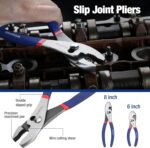 7-piece WORKPRO Pliers Set with Groove Joint, Long Nose, Slip Joint, Linesman, a... - Image 4