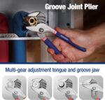 7-piece WORKPRO Pliers Set with Groove Joint, Long Nose, Slip Joint, Linesman, a... - Image 5