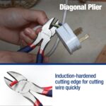 7-piece WORKPRO Pliers Set with Groove Joint, Long Nose, Slip Joint, Linesman, a... - Image 8