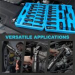 1/2" 29PCS Impact Socket Set, Upgrade CR-MO 6 Point Socket Set,SAE (3/8"-1") & M... - Image 7
