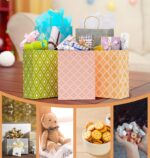 12 Pack 13" Large Kraft Paper Gift Bags Assortment with Tissue Paper & Handles, ... - Image 4