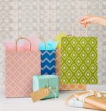 12 Pack 13" Large Kraft Paper Gift Bags Assortment with Tissue Paper & Handles, ... - Image 6