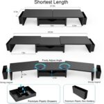 gianotter Dual Monitor Stand Riser, Desk Organizer With Drawer and 2 Pen Holders... - Image 7