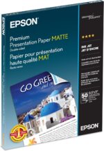 Epson Premium Presentation Paper MATTE (8.5x11 Inches, Double-sided, 50 Sheets) ... - Image 3