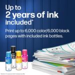 HP Smart Tank 5101 Wireless All-in-One Refillable Printer, Scanner, Copier with ... - Image 5