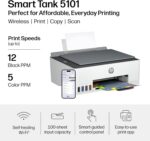 HP Smart Tank 5101 Wireless All-in-One Refillable Printer, Scanner, Copier with ... - Image 7