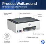 HP Smart Tank 5101 Wireless All-in-One Refillable Printer, Scanner, Copier with ... - Image 10