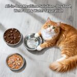 Tifanso 6PCS Stainless Steel Cat Bowls Dishes, 5.6” Metal Shallow Wide Whisker F... - Image 7