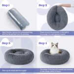 rabbitgoo Cat Beds for Indoor Cats, 20 inches Cat Bed Machine Washable, Fluffy R... - Image 10