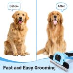 MIU COLOR Pet Grooming Brush, Deshedding Tool for Dogs & Cats, Effectively Reduc... - Image 5