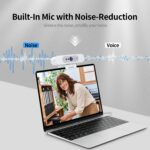 TOALLIN 4K UHD Webcam for PC, Windows Hello Compatible Web Camera, Facial Recogn... - Image 6