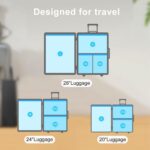 UPGOGO Combo 16 Pack Travel Vacuum Bags with Portable Electric Pump, Space Saver... - Image 4