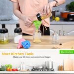 Kitchen Funnel Set 4 Pack, Small and Large, Kitchen Gadgets Accessories Foldable... - Image 3