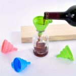 Kitchen Funnel Set 4 Pack, Small and Large, Kitchen Gadgets Accessories Foldable... - Image 5