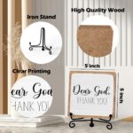 Home Decor, Farmhouse Shelf Table Decor, Christian Office Home Décor Accents For... - Image 3