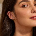 Risamil 14K Gold Plated/Silver Earrings for Women Trendy, Dainty Bow Earrings fo... - Image 10