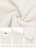 MEROKEETY Women's Fall Lounge Sets 2026 Fashion 2 Piece Outfits Sweater Pajama S... - Image 7