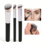 3-Piece Makeup Brush Set - Foundation, Concealer & Eyeshadow Brushes for Flawles... - Image 3
