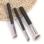 3-Piece Makeup Brush Set - Foundation, Concealer & Eyeshadow Brushes for Flawles... - Image 4