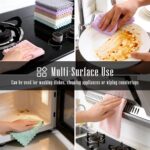 24 Pack Kitchen Dishcloths - Does Not Shed Fluff - Reusable Dish Towels, Dish cl... - Image 7