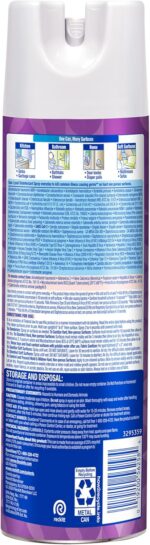 Lysol Disinfectant Spray, Household Cleaning Supplies, Disinfecting Multi-Purpos... - Image 10