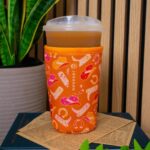 Sok It JavaSok Iced Coffee & Cold Soda Insulated Neoprene Cup Sleeve (Cowgirl Co... - Image 3