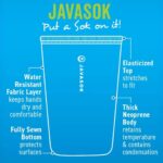 Sok It JavaSok Iced Coffee & Cold Soda Insulated Neoprene Cup Sleeve (Cowgirl Co... - Image 4