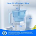 Waterdrop PT-07B Water Filter Pitcher, 10-Cup, NSF Certified, 200-Gallon Long-Li... - Image 6