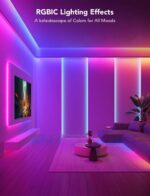 Govee RGBIC LED Strip Lights, Smart LED Lights for Bedroom, Bluetooth LED Lights... - Image 8