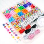 Dowsabel Bracelet Making Kit, Beads for Bracelets Making Pony, Kandi, Polymer Cl... - Image 3