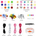 Dowsabel Bracelet Making Kit, Beads for Bracelets Making Pony, Kandi, Polymer Cl... - Image 4