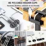 N NOROCME 192 PCS Cable Management Kit 4 Wire Organizer Sleeve,11 Cable Holder,3... - Image 3