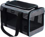 Vceoa 17.5x11x11 Inches Cat, Dog Carrier for Pets Up to 16 Lbs, Soft-Sided Cat B... - Image 4