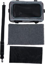 Vceoa 17.5x11x11 Inches Cat, Dog Carrier for Pets Up to 16 Lbs, Soft-Sided Cat B... - Image 7