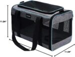 Vceoa 17.5x11x11 Inches Cat, Dog Carrier for Pets Up to 16 Lbs, Soft-Sided Cat B... - Image 8