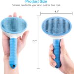 Depets Self Cleaning Slicker Brush, Dog Cat Bunny Pet Grooming Shedding Brush - ... - Image 6
