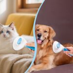 Depets Self Cleaning Slicker Brush, Dog Cat Bunny Pet Grooming Shedding Brush - ... - Image 8