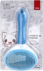 Depets Self Cleaning Slicker Brush, Dog Cat Bunny Pet Grooming Shedding Brush - ... - Image 10