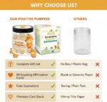 Positive Pumpkin Jar with 60 Daily Affirmation Cards, Emotional Support Pumpkin,... - Image 5