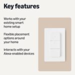 Amazon Basics Smart Dimmer Switch and Remote for Music and Routines, Works with ... - Image 3