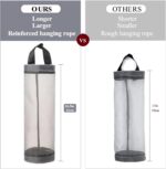 TOGETRUE Plastic Bag Holder, Mesh Grocery Bag Holder Hanging Storage Bag Dispens... - Image 3