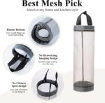 TOGETRUE Plastic Bag Holder, Mesh Grocery Bag Holder Hanging Storage Bag Dispens... - Image 4